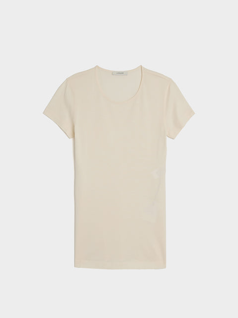 W Fitted T-Shirt, Chalk