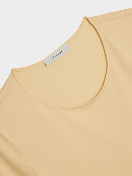 W Fitted T-Shirt, Ice Apricot