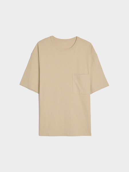 M Boxy SS T-Shirt, Warm Beige