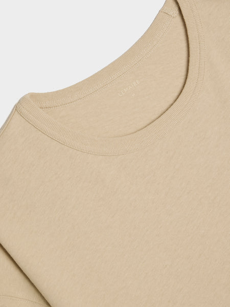 M Boxy SS T-Shirt, Warm Beige
