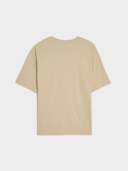 M Boxy SS T-Shirt, Warm Beige