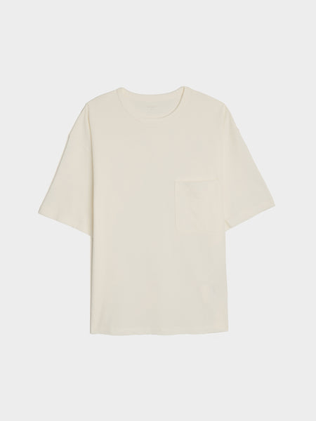 M Boxy SS T-Shirt, Chalk