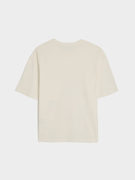 M Boxy SS T-Shirt, Chalk