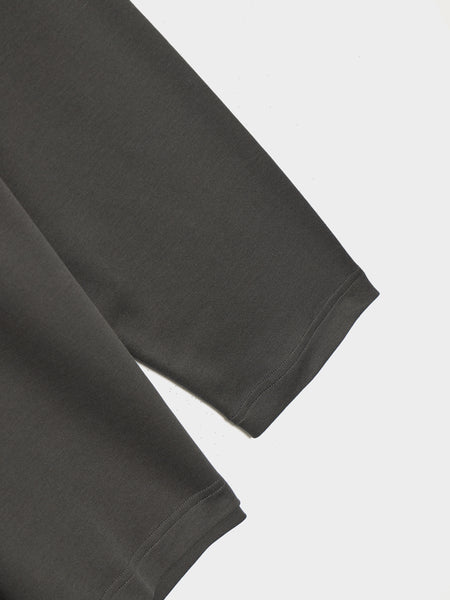 Relaxed Mock Neck T-Shirt, Carbon Grey