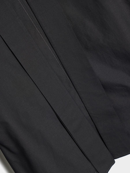 W Ascot Blouse, Squid Ink