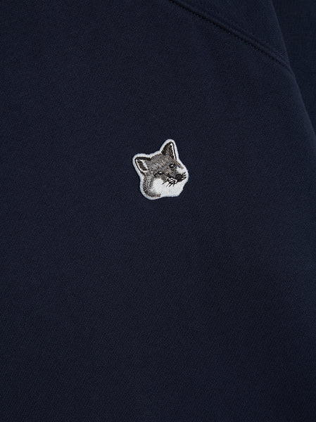 Grey Fox Head Patch Classic Sweatshirt, Navy