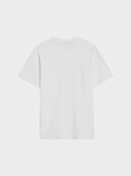 Chillax Fox Patch Classic Tee-Shirt, White