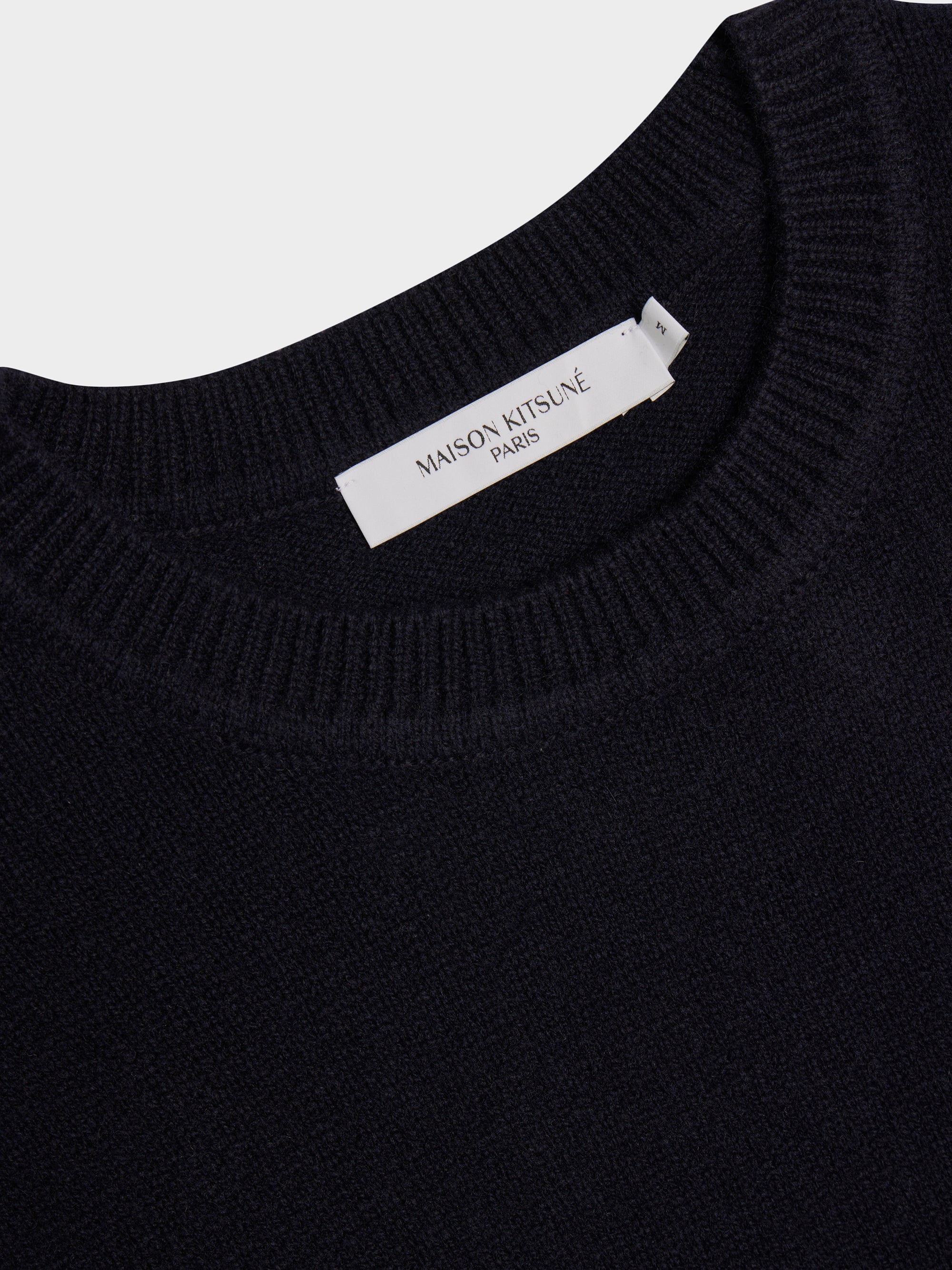 Baby Fox Patch Cosy R-Neck Pullover | Maison Kitsune | 7017 REIGN