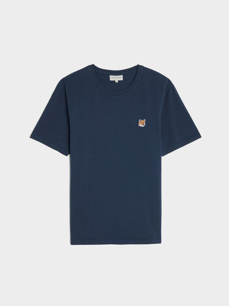 Fox Head Patch Regular Tee Shirt, Ink Blue