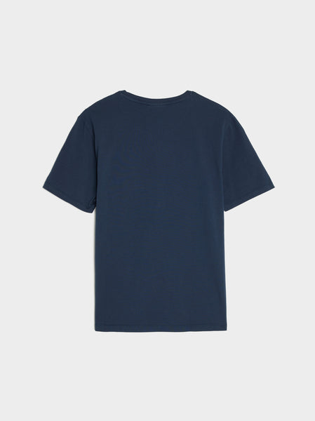 Fox Head Patch Regular Tee Shirt, Ink Blue