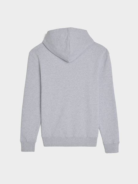 Fox Head Patch Regular Hoodie, Light Grey Melange