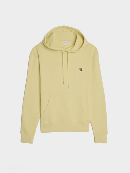 Fox Head Patch Regular Hoodie, Chalk Yellow