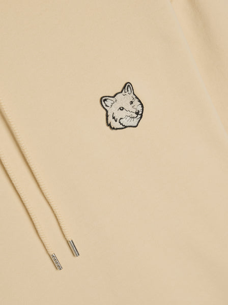 Bold Fox Head Patch Oversize Hoodie, Paper