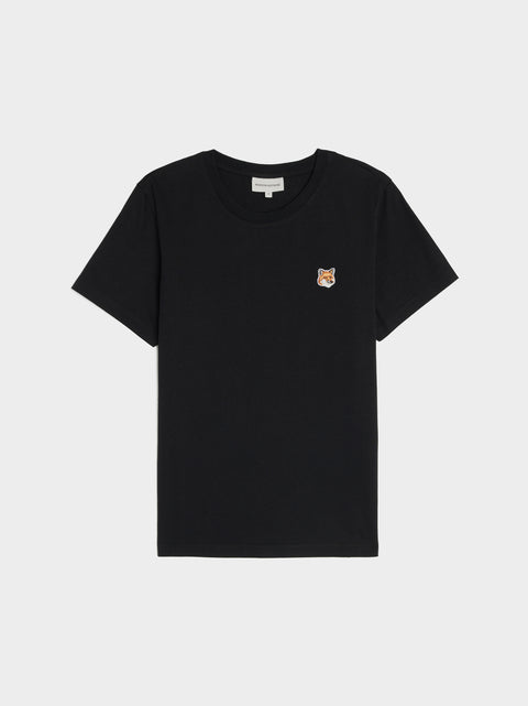 W Fox Head Patch Regular Tee Shirt, Black