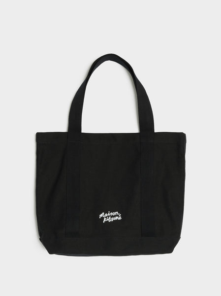 Fox Head Tote Bag, Black