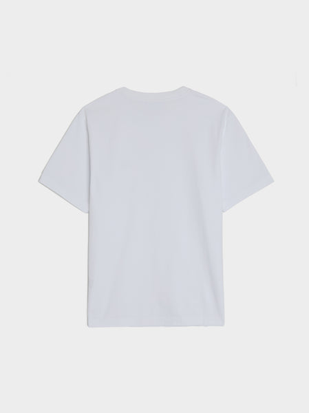 Bold Fox Head Patch Comfort Tee Shirt, White