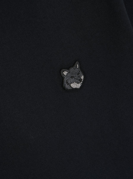 Bold Fox Head Patch Comfort Tee Shirt, Black