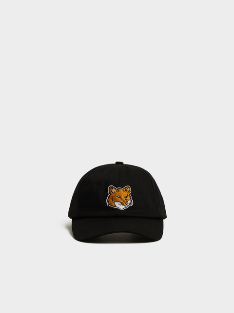 Large Fox Head 6P Cap, Black