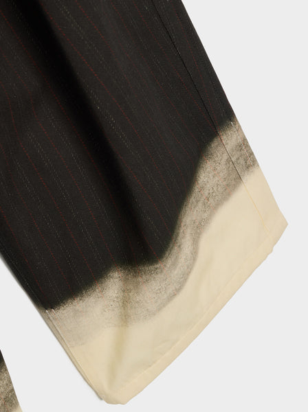 Heritage Pinstripe Print Pants, Dark Grey