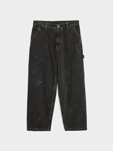 M 12 Oz Origin Denim Pants 5 Pockets, Washed Black