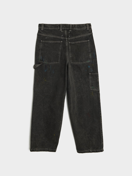 M 12 Oz Origin Denim Pants 5 Pockets, Washed Black