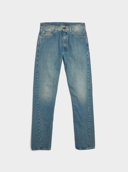 14oz Origin Denim 5 Pocket, Medium Blue