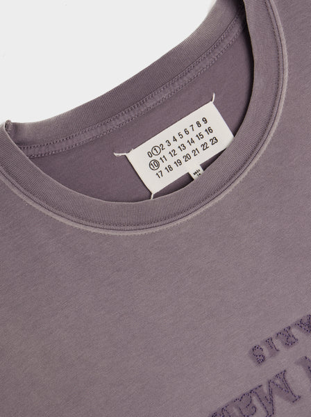 Cotton Jersey Logo T-Shirt, Aubergine