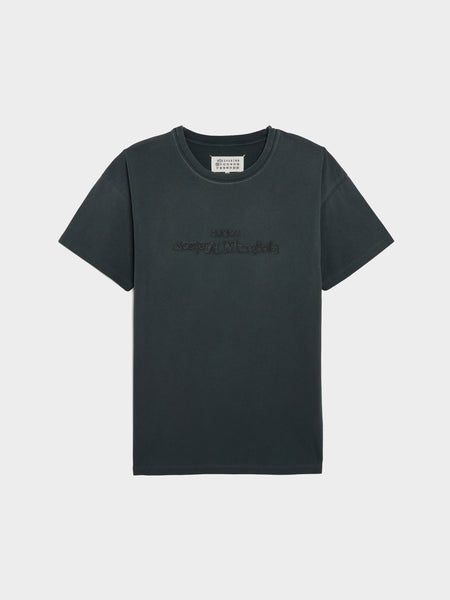 Reverse Logo T-Shirt, Washed Black