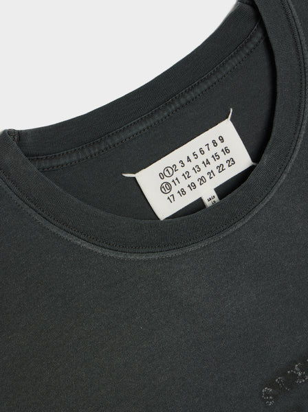 W Overdye Treatment T-Shirt, Washed Black