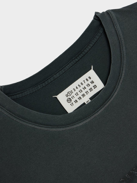 Reverse Logo T-Shirt, Washed Black