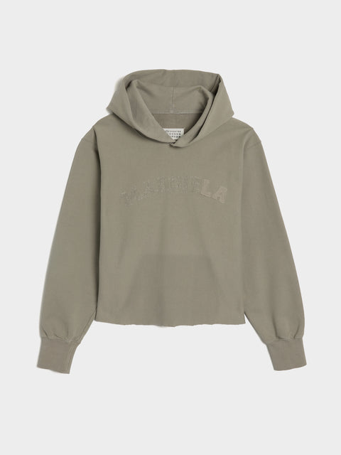 Firm Cotton Fleece Hoodie, Dove