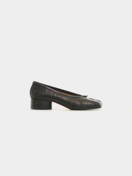 W Tabi Ballerina New H30 Vintage Treatment, Black