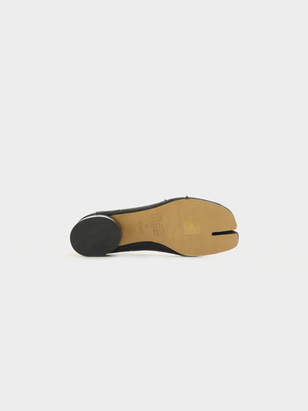 W Tabi Ballerina New H30 Vintage Treatment, Black