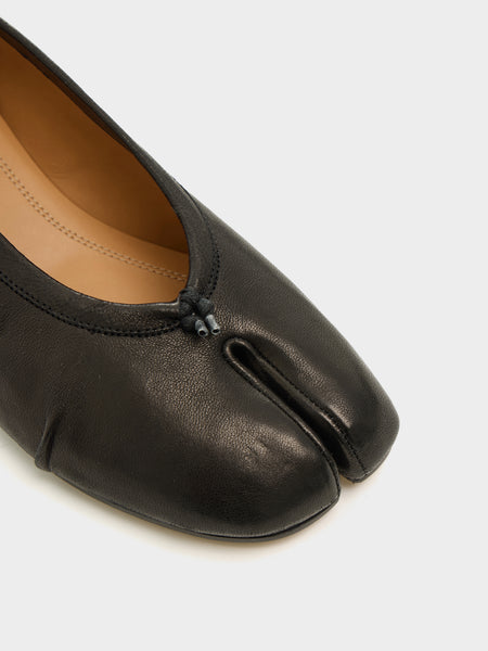 W Tabi Ballerina New H30 Vintage Treatment, Black