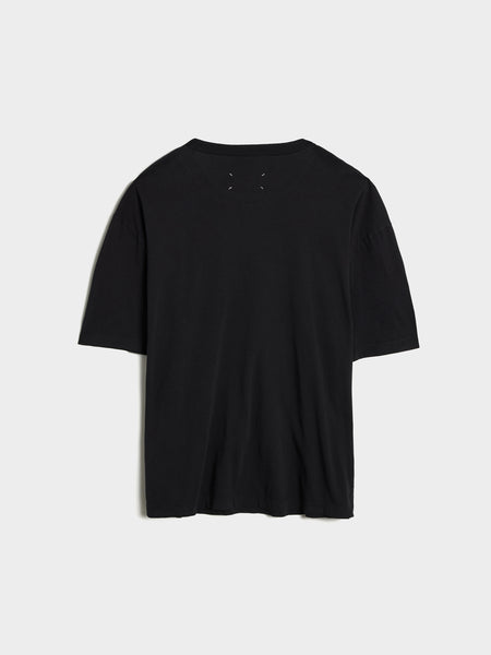 Number Logo T-Shirt, Washed Black