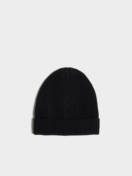 Geelong Wool Beanie, Black