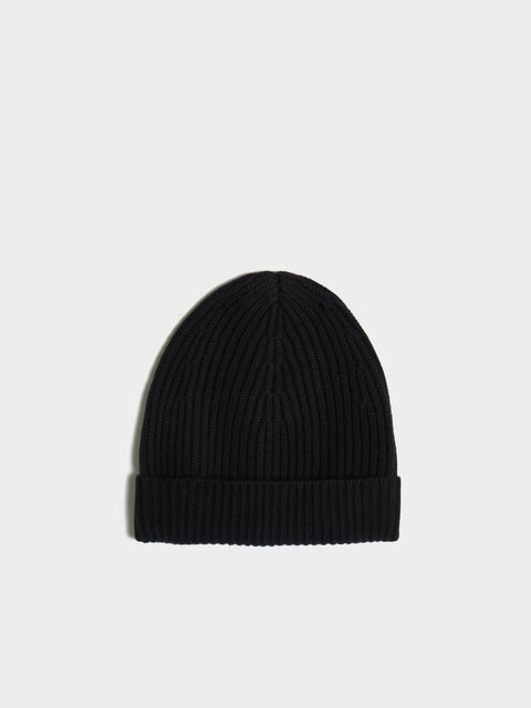 Geelong Wool Beanie, Black