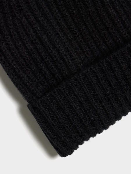 Geelong Wool Beanie, Black