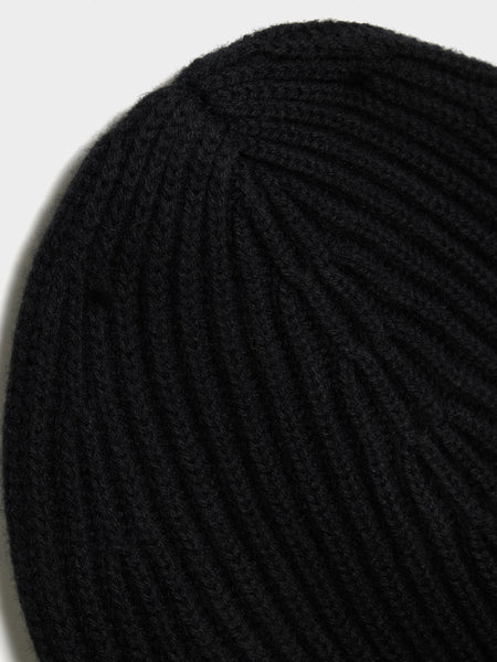 Geelong Wool Beanie, Black