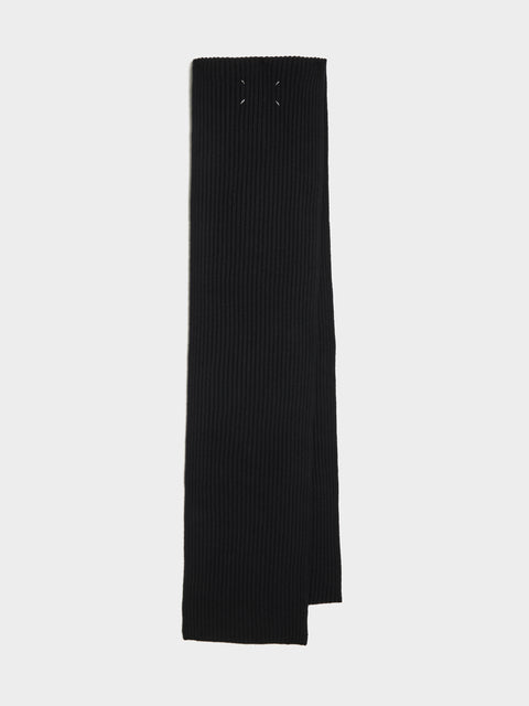 Geelong Wool Scarf, Black