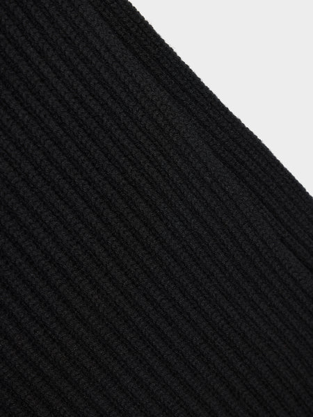 Geelong Wool Scarf, Black