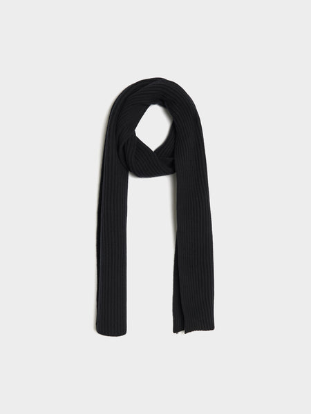 Geelong Wool Scarf, Black