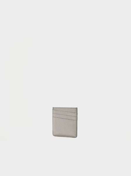 Slim 6CC Card Holder, Metallic Grey