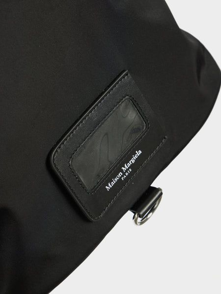 High Tech Roll Up Backpack, Black
