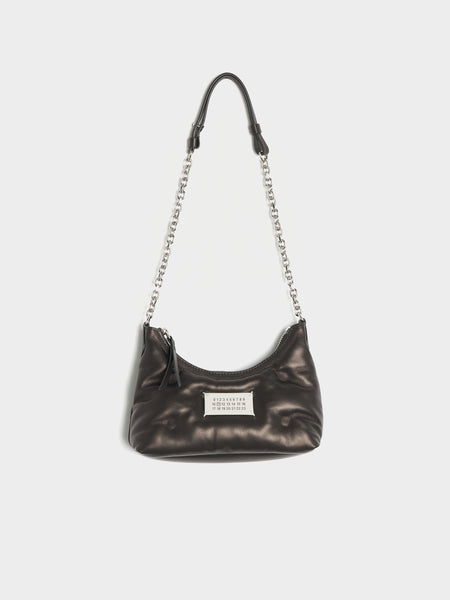 Quilted Nappa Glam Slam Hobo Micro, Black