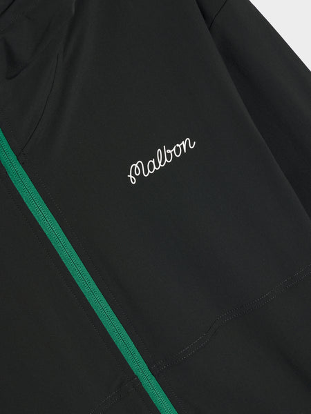 Malbon x Futura Tag Shell Hooded Zip, Black