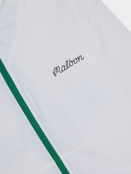 Malbon x Futura Tag Shell Hooded Zip, White