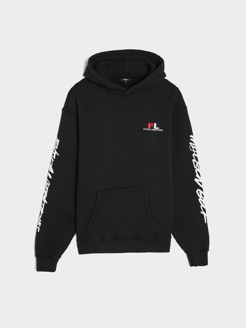 Malbon x Futura Tag Hooded Sweatshirt, Black