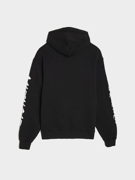Malbon x Futura Tag Hooded Sweatshirt, Black