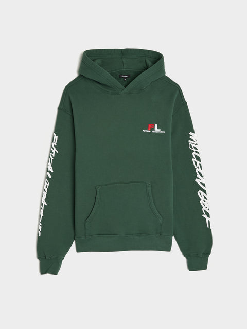 Malbon x Futura Tag Hooded Sweatshirt, Forest